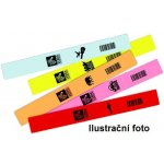 Zebra Z-Band Fun náramkové pásky, DT, 25 mm x 254 mm, 4 x 350ks, červená – Zboží Živě