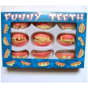 Sada 9 druhů zubů