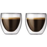 BODUM Set dvoustěnná sklenice 2 x 80 ml – Zboží Mobilmania