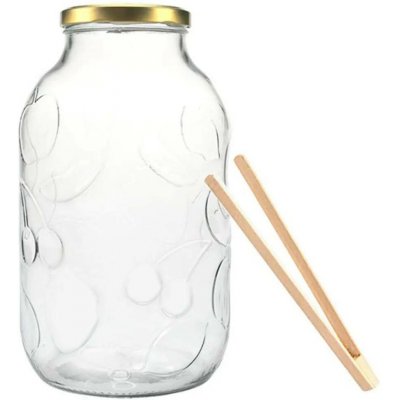 DURA HOME Sklenice s víčkem OVOCE + kleště pr. 100 5000ml – Sleviste.cz