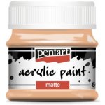 Pentart akrylová barva 50 ml lososová matná – Sleviste.cz