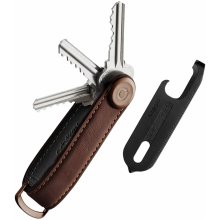 Orbitkey Dárková sada kožené 2.0 (Espresso Brown & Brown Stitching) + černý Multitool v2