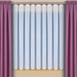 Buona Ventura voálová záclona UNI 001 s olůvkem, bílá, výška 60cm ( v metráži) – Sleviste.cz