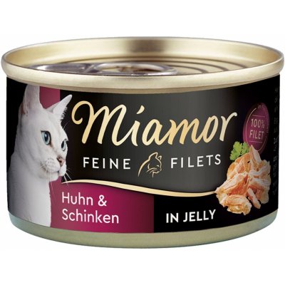 Miamor Feine Filets v želé kuřecí a šunka 48 x 100 g