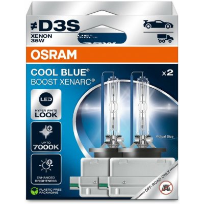 OSRAM D3S XENARC COOL BLUE BOOST 42V 35W PK32d-5 (D3S) 66340CBB-2HB – Sleviste.cz