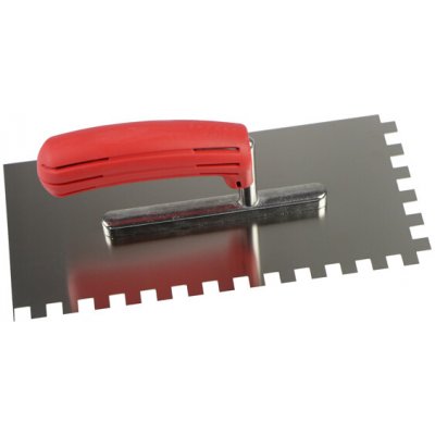 Hladítko PRO5 nerezové zubaté E10 270 x 130 x 0,75 mm – Sleviste.cz