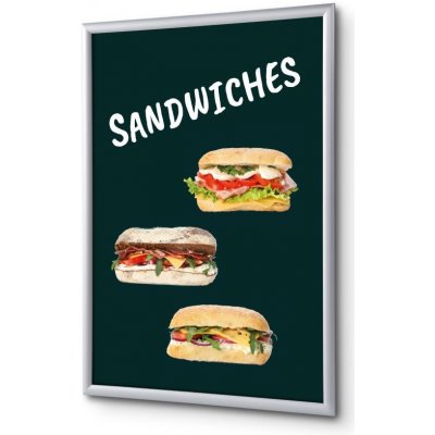 Jansen Display Set klaprámu A1, Sendviče, anglicky, 625 x 872 mm – Sleviste.cz