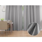 Biante Sametový závěs Velvet Premium SVP-039 Šedý - šířka 135 cm 135x200 cm – Hledejceny.cz