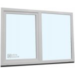 KNIPPING Plastové okno - 70 AD, 1800x1200 mm, FIX/OS, bílá – HobbyKompas.cz