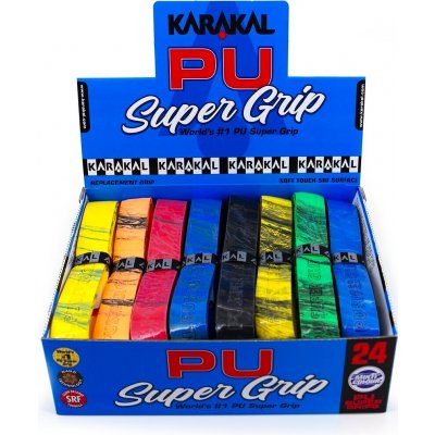 Karakal PU Super Grip Multi Box 24ks vícebarevná – Zboží Dáma