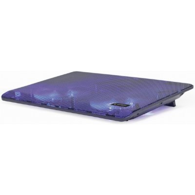 Podstavec pod notebook Gembird NBS-2F15-05, pro notebooky do 15,6", LED, černý – Hledejceny.cz