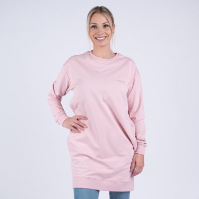 Moniel kojící mikina dlouhá Basic Powder Pink – Zboží Dáma