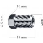 WP Koncovka brzdové trubky 5mm M10x1 10x18mm | Zboží Auto