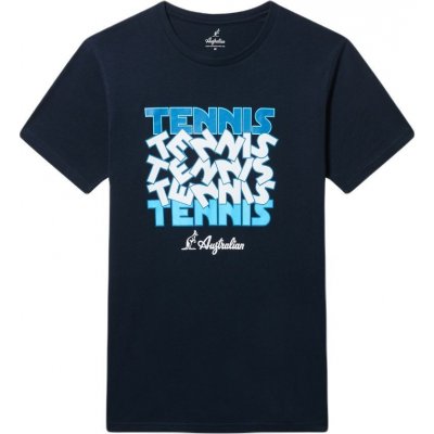 Australian Cotton Tennis T-Shirt blu navy