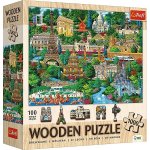 TREFL Wood Craft Origin Slavná místa Francie 1000 dílků – Hledejceny.cz