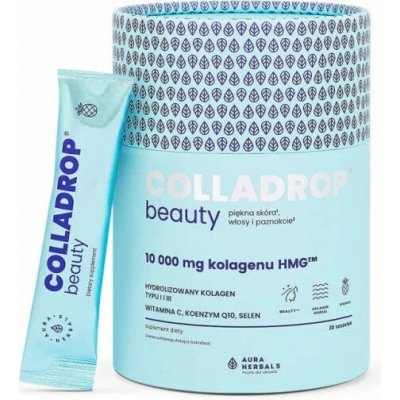 Aura Herbals Colladrop Beauty Kolagen HMGTM 10000 mg Ananas 30 ks – Hledejceny.cz