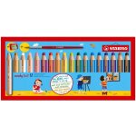 Stabilo 880/18-3 Woody sada pastelek 3v1 plus ořezávátko 18 ks – Sleviste.cz