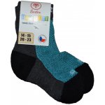 Surtex ponožky jaro podzim 80% merino dětské zelená – Zboží Mobilmania