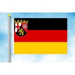 LIBEA, s.r.o. Porýní - Falc vlajka Rozměr: 40×60 cm, Uchycení: Karabiny na stožár – Hledejceny.cz