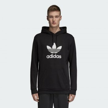 adidas Originals TREFOIL HOODIE Černá