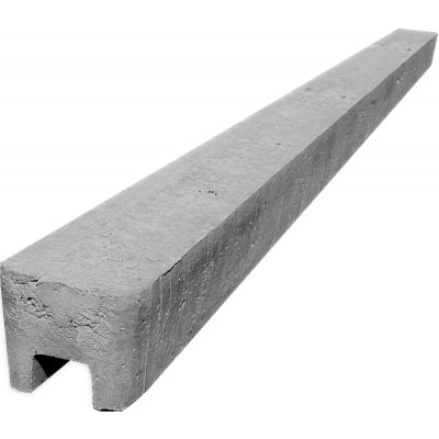 Betonový sloupek na plot 150 cm koncový hladký