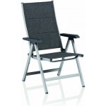 Kettler Basic Plus Padded Polohovací hliníkové křeslo stříbrné/antracit – Hledejceny.cz