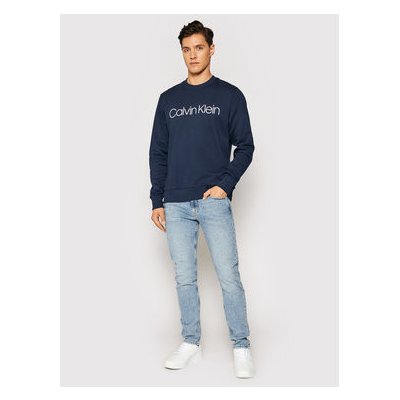 Calvin Klein Mikina Logo Sweatshirt K10K104059 Tmavomodrá Regular Fit