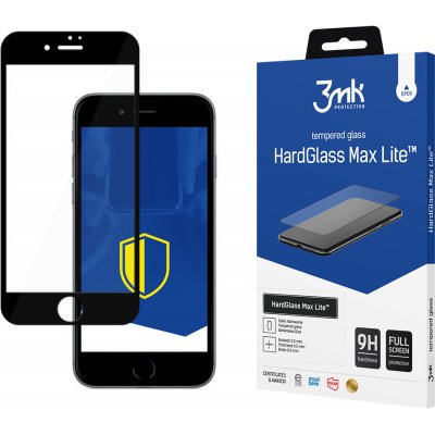 3mk HardGlass Max Lite Tvrzené sklo pro Apple iPhone 7 Plus 8 Plus černá 5903108071253 – Zboží Mobilmania