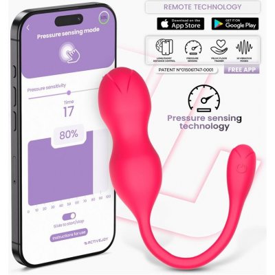 InToYou App Series Kyra Pelvic Floor Trainer with Pressure Sensing & App Pink – Zboží Dáma