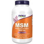 Now Foods MSM Methylsulfonylmethan 1000 mg 240 kapslí – Hledejceny.cz