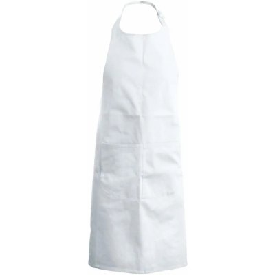 Kariban Zástěra s laclem K885 White – Hledejceny.cz