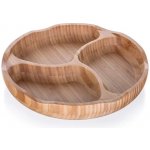 Banquet miska dělená BRILLANTE Bamboo 25 x 4 cm – Sleviste.cz