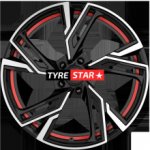 MAM RS5 7x16 5x100 ET38 black polished red inside | Zboží Auto