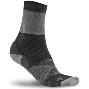Craft XC Warm Socks Asphalt ponožky šedá/antracitová