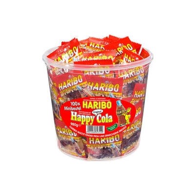 Haribo Happy Cola mini 100 sáčkůx10 g – Hledejceny.cz