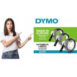 Páska Dymo S0847730 (Bílý tisk/černý podklad) - Originál – Zboží Živě