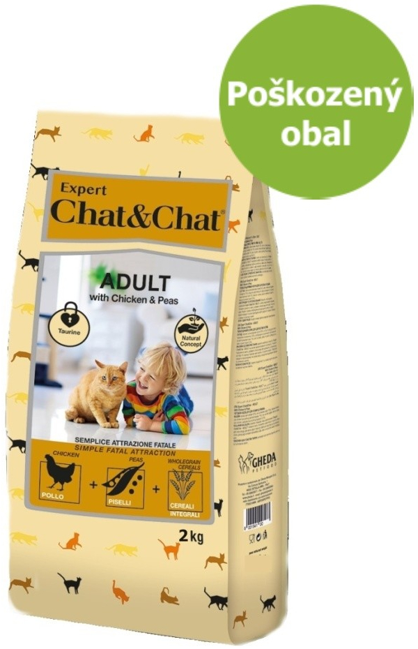 Chat & Chatrt Adult Chicken & Peas 2 kg