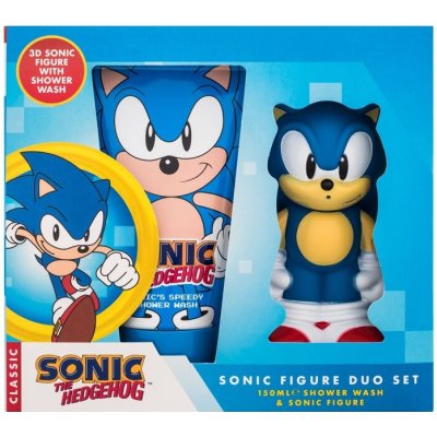 Sonic The Hedgehog Sonic Figure sprchový gel 150 ml + postavička Sonic dárková sada