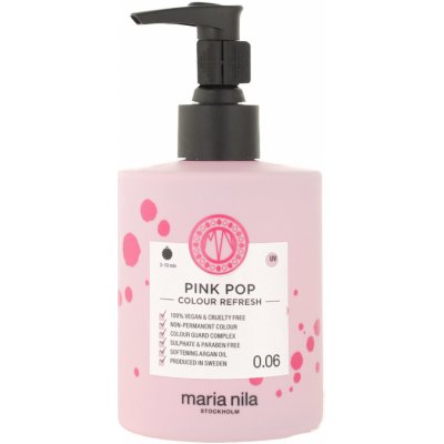 Maria Nila Colour Refresh Pink Pop 0.06 maska s barevnými pigmenty 300 ml – Zboží Dáma