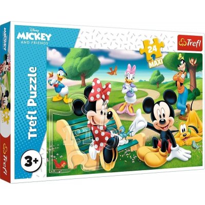 Trefl Maxi Mickey Mouse s přáteli 14344 24 dílků – Zboží Mobilmania