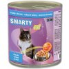 Konzerva pro kočky Smarty chunks Cat ryba 810 g