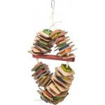 Trixie Závěsná na sisalovém laně karton, dřevo 18 x 35 cm – Zboží Dáma