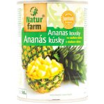 Natur farm Ananas kousky ve sladkém nálevu 565 g – Zboží Dáma