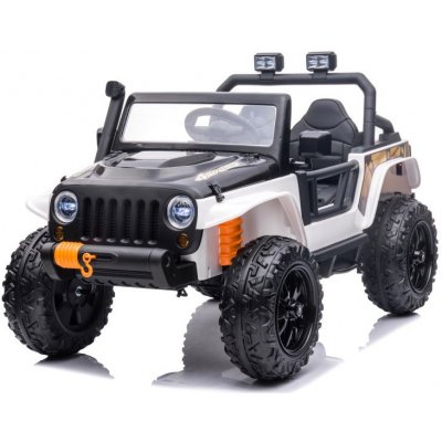 Mamido Elektrické autíčko Jeep 4Speed 4x200W bílá – Sleviste.cz