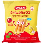 Smileat BIO kukuřičné křupky čočka hrášek rajče sýr 25 g – Zboží Dáma