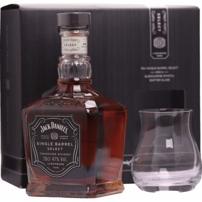 Jack Daniel's Single Barrel 47% 0,7 l (dárkové balení 1 sklenice) – Zboží Mobilmania