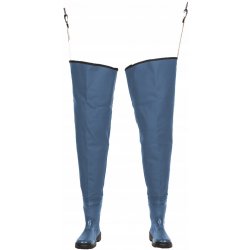 3Kamido Denim blue brodící cizmy pro teenagery, brodící stehna s brašnou, bederní boty pro mládež