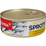 Sokra Baltické šproty v rostlinném oleji 240 g – Zboží Dáma