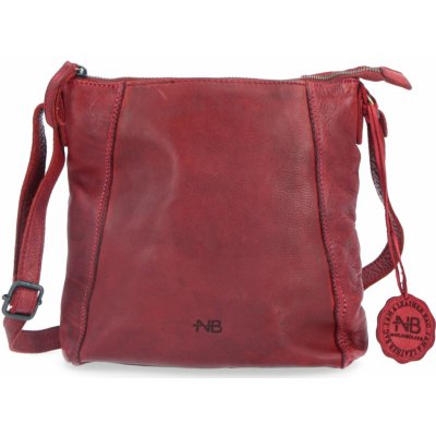 Noelia Bolger kožená dámská crossbody červená NB 2086 red – Zboží Mobilmania