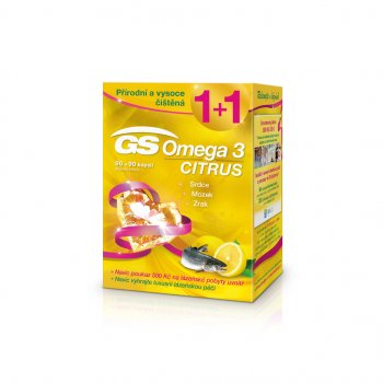 GS Omega 3 Citrus 180 kapslí